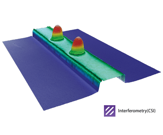 Spacer topography