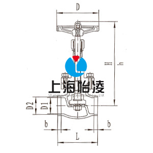 DJ61F低温焊接截止阀图纸