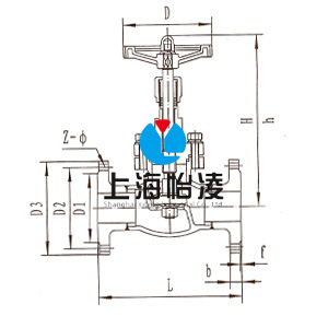 大口径低温短轴截止阀图纸