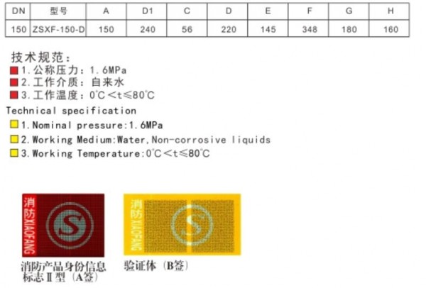 AMICO 消防信号蝶阀9815S系列