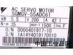 河北现货供应SGMGV-55ADC61安川伺服电机