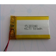 聚合物锂离子电池 HTK383048 PL 580mAH 3.7V