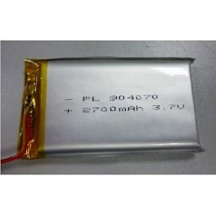 聚合物锂电池904070PL-2700mAh 3.7V