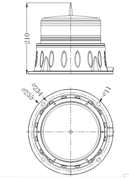 XL-LS-H太阳能 体式航标灯安装尺寸图.png