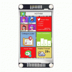 3.5寸LCD显示屏320&#120;480 SPI TFT 模块面板带LCD 控制板